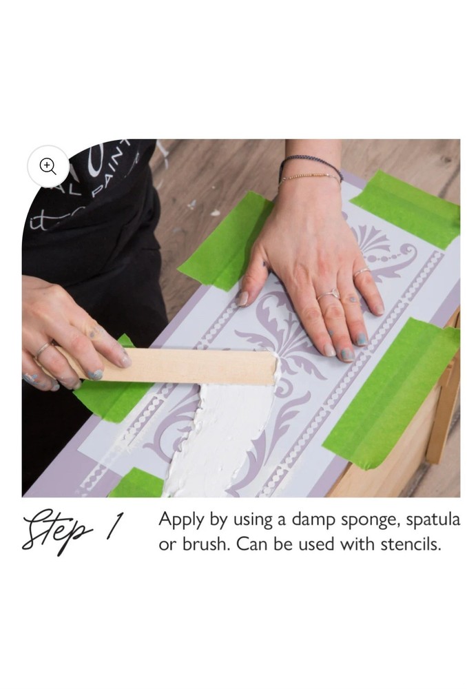 Smooth Embossing Paste 250 ml Fusion Mineral Paint create Texture Raised Pattern