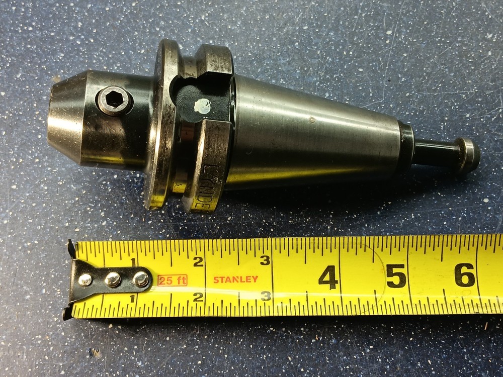 Lyndex BT40 1/2" ID Solid End Mill Tool Holder CNC Lathe Tooling .5