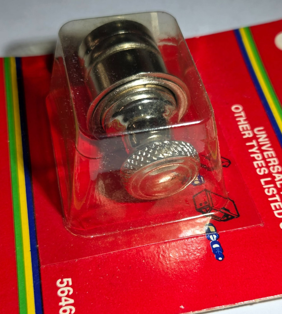 Help Universal Replacement Cigarette Lighter 56462 Short Chrome Knob