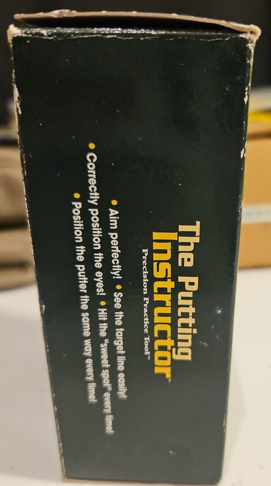 The Putting Instructor Precision Practice Tool -by Flatblade Mirror golf NIB