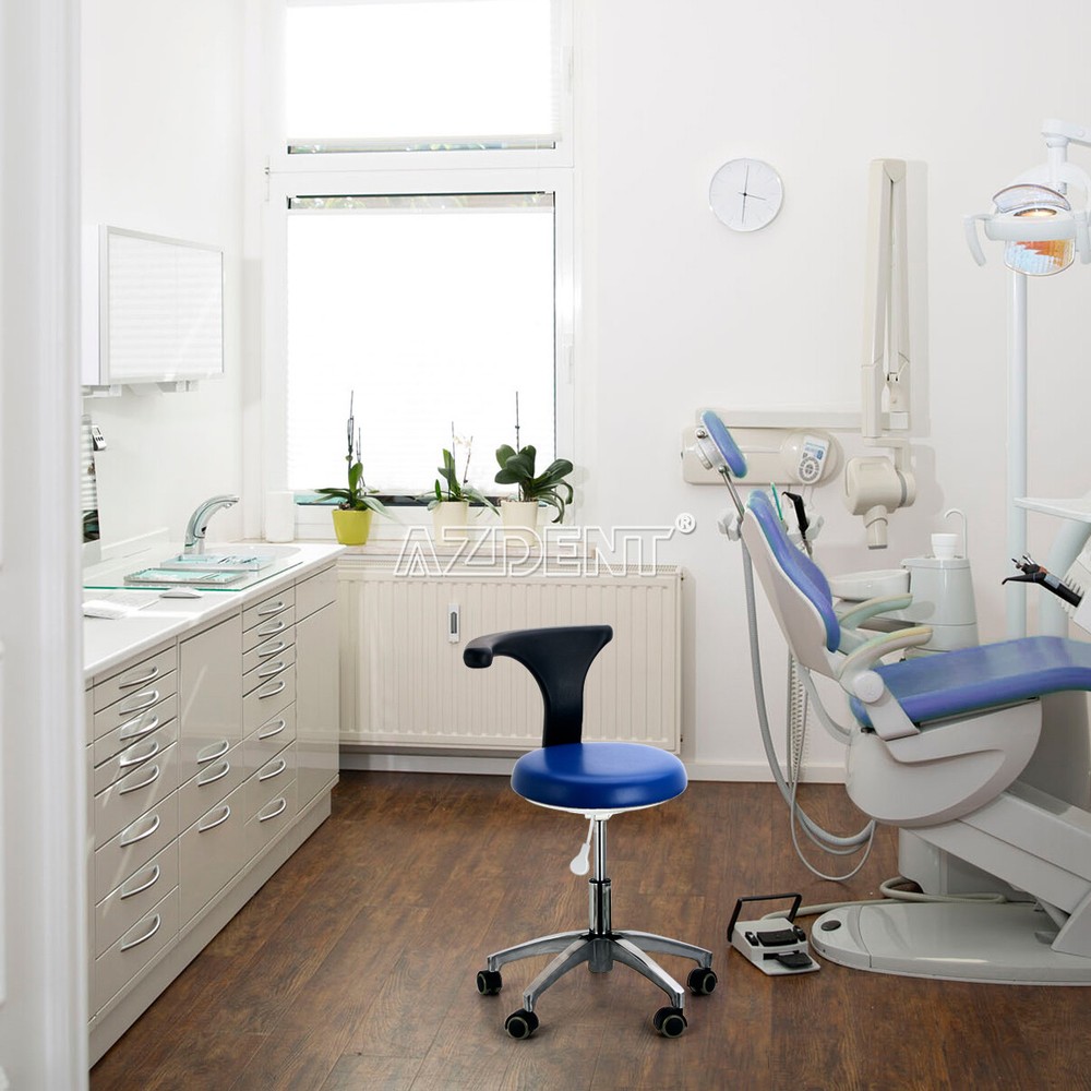 Three Layer Dental Trolley Mobile Instrument Car with Socket /Doctor Stool
