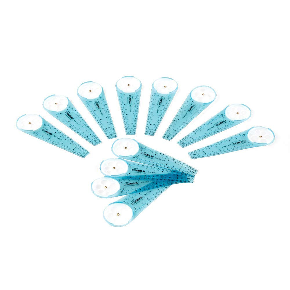 Safe-T Math Compass, 10 In. Blue Compass, Compass for Geometry, Compass Drawing