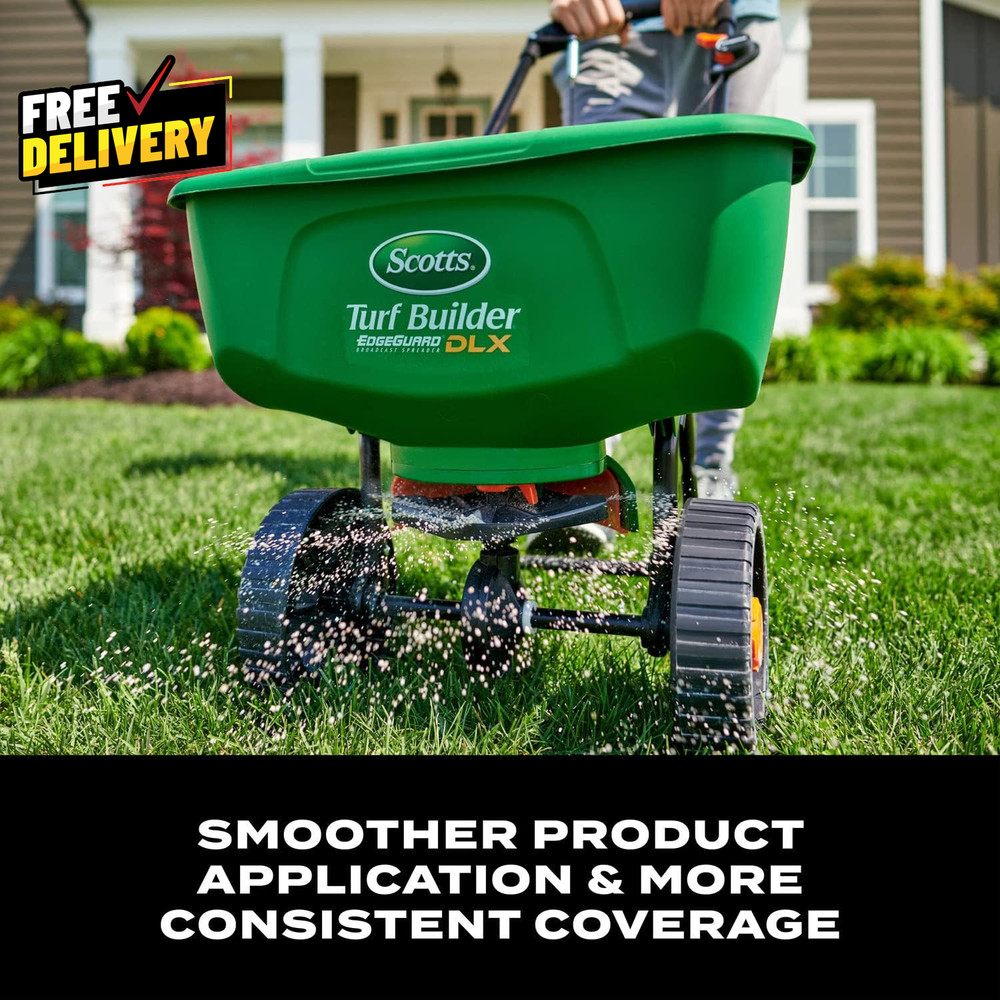 Turf Builder Edgeguard DLX Broadcast Spreader