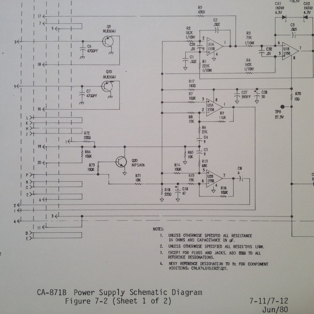 Bendix CA-871B Computer Maintenance Manual