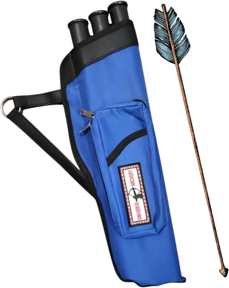 Archery Back Quiver – Target Shooting Arrow Holder with Shoulder