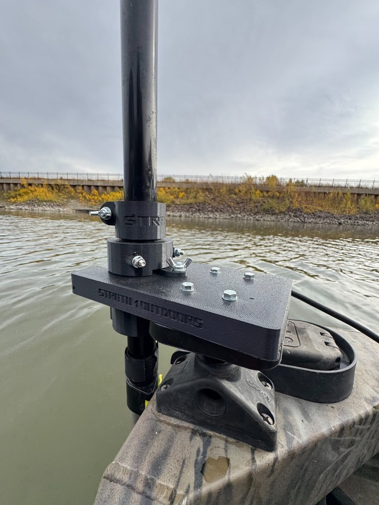 Stratum Dock & Cone Boat Mount Combo Kit for Transducer Pole