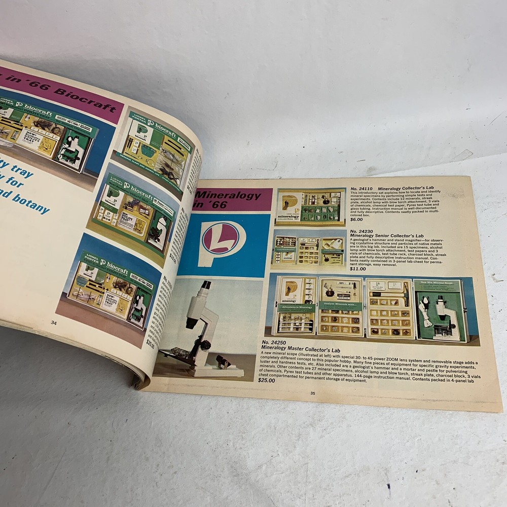 1966 Lionel Train Catalog vintage