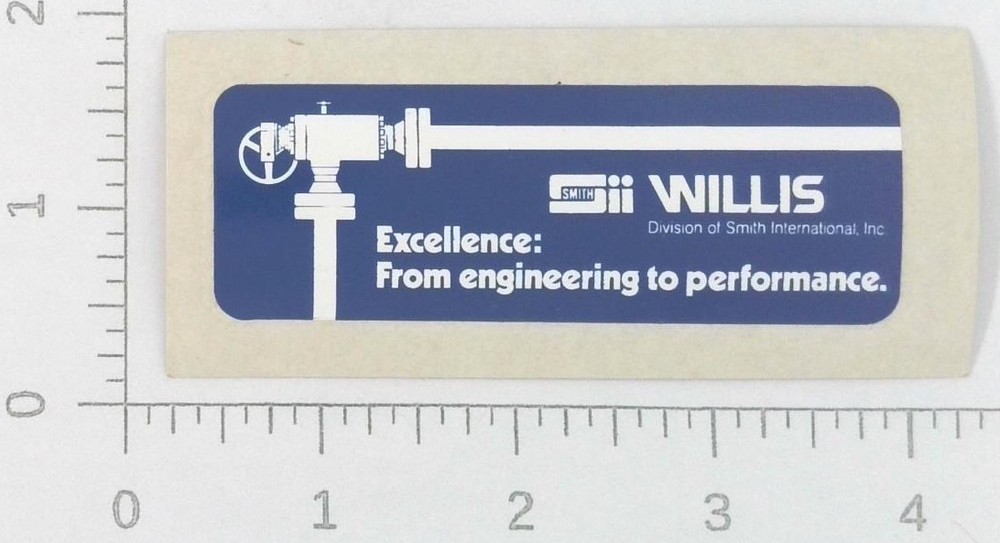 Vintage Smith Gruner Sii Mining Tool Co Willis Division Mining Sticker Decal