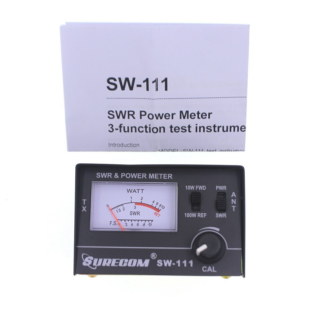 SURECOM SW-111 power meter field strength tester antenna communication Testing