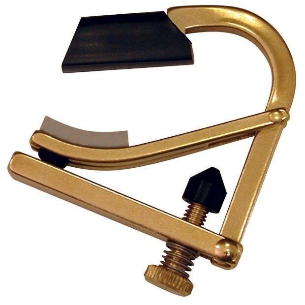 Shubb C7B Partial Guitar Capo Covers Three Strings, Brass