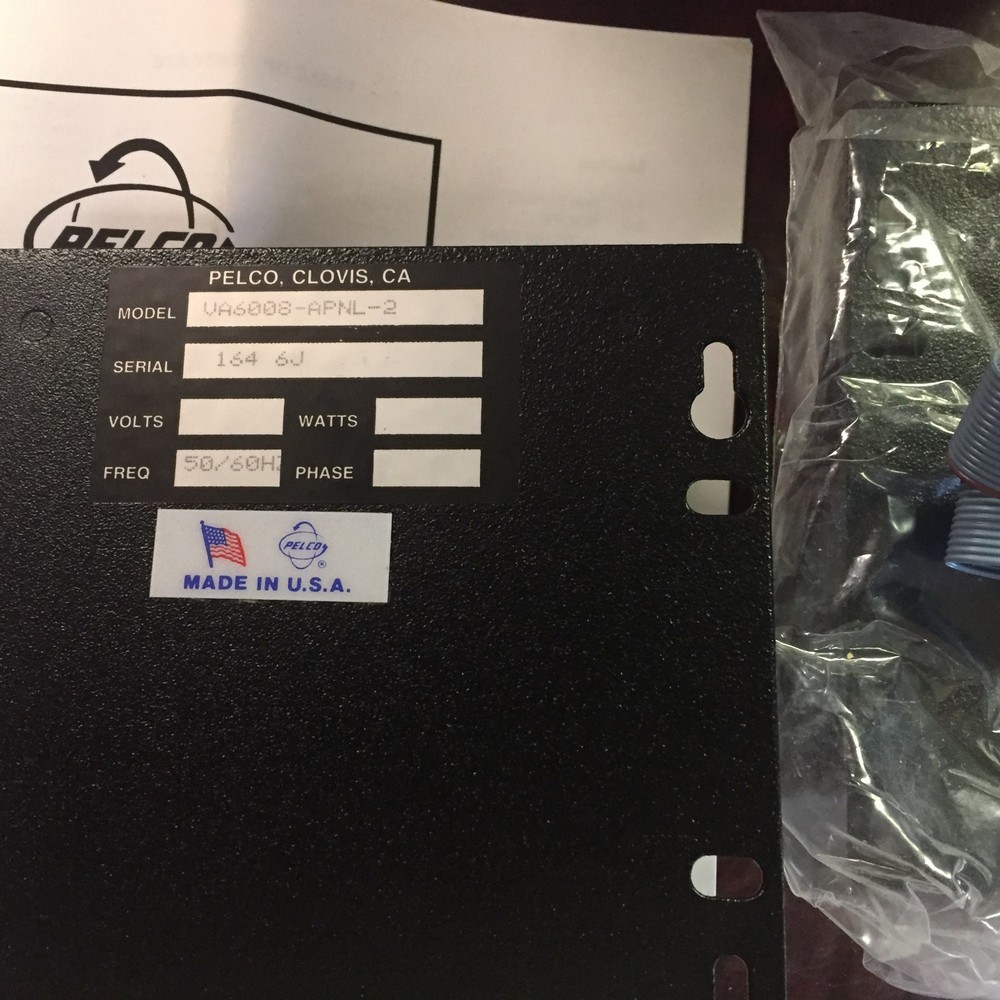 2 PCS. - PELCO VA6008-APNL -2 BREAKOUT PANELS