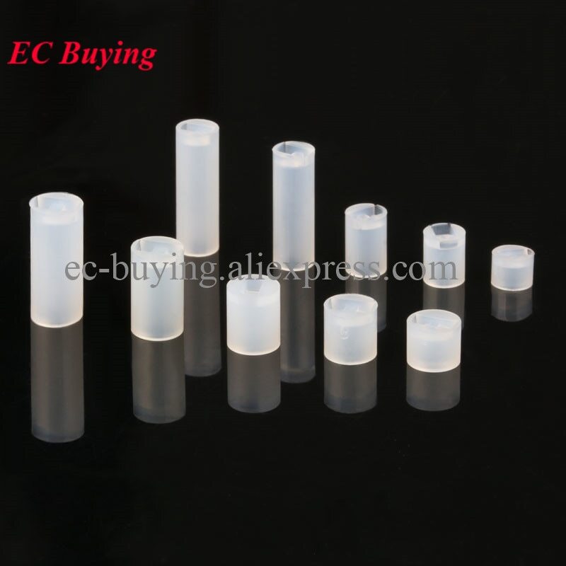 100pcs 3mm 5mm LED Diode White Holder Clip Bezel Socket Light Emitting Post Lamp