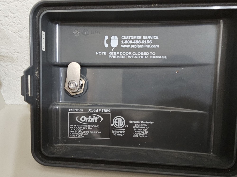Orbit 12 Zone Station Sprinkler Timer Controller 27892 3 Programs Digital