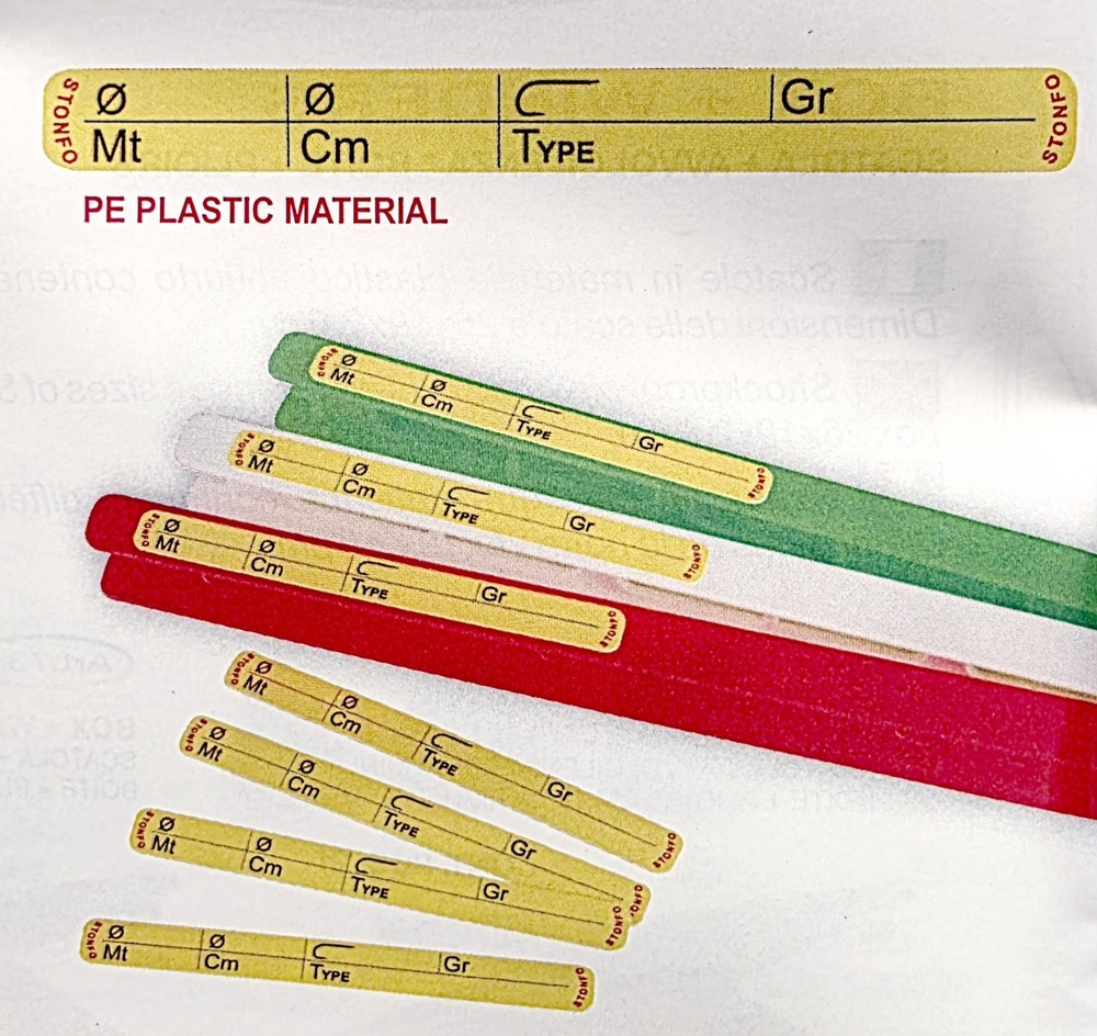STONFO WINDER LABELS ( PLASTIC ) X 30 LABELS PER PACK