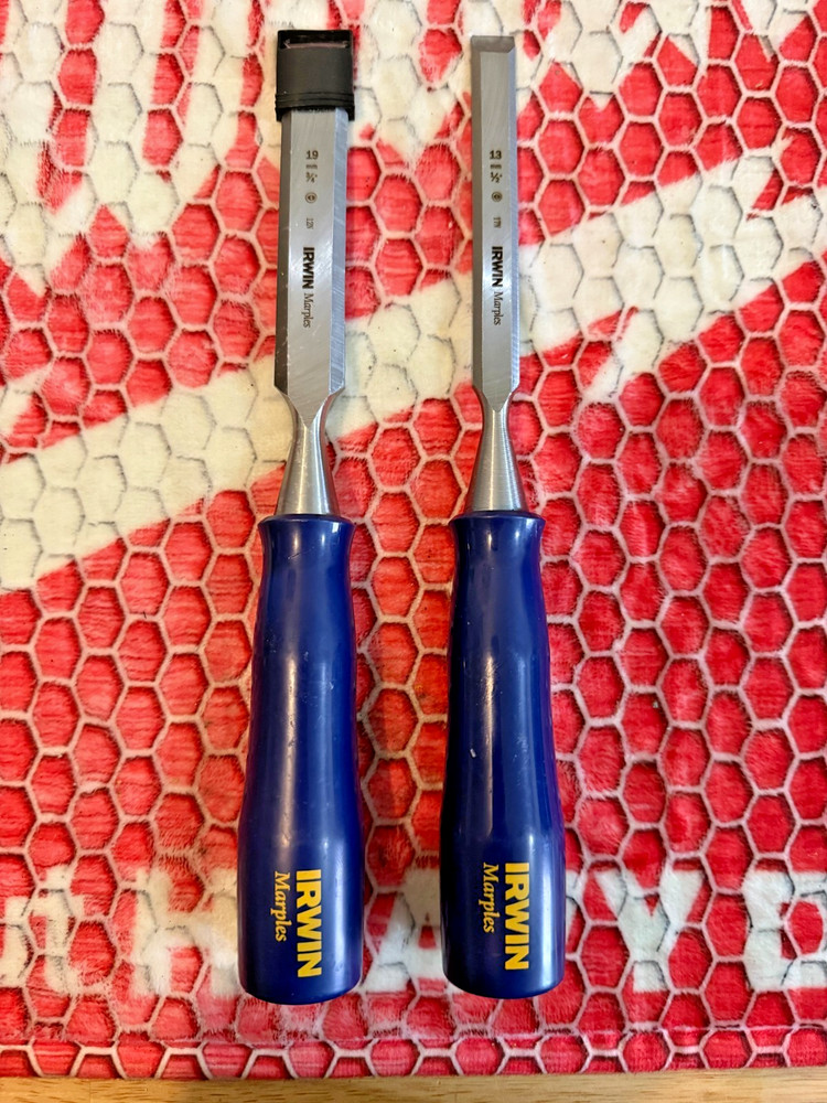 Irwin Marples 2- piece wood chisels ***NEW*** 3/4" and 1/2"