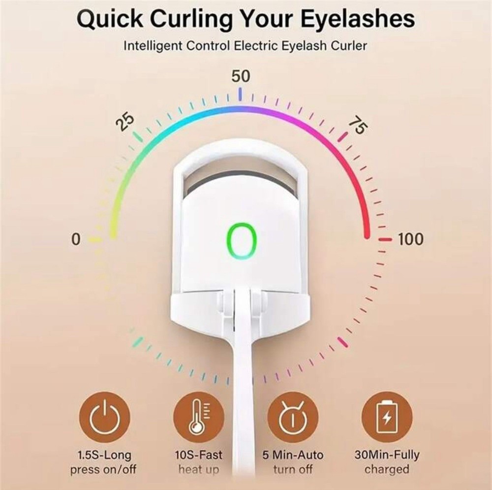 USB Rechargeable Eyelash Curler