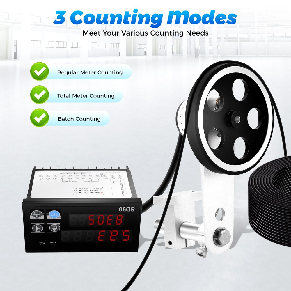 Digital Length Meter Counter with Control Function 0-999999,Digital Display