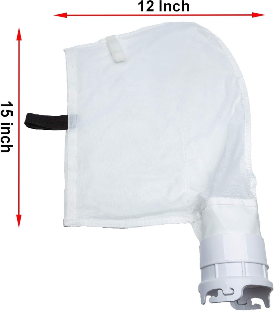 Pool Cleaner Fine Mesh Bag with Hook and Loop Fastener Enclosure Compatible w...