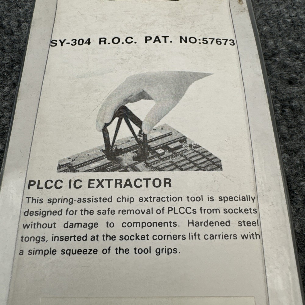 PLCC 22-1200 I.C extractor tool New