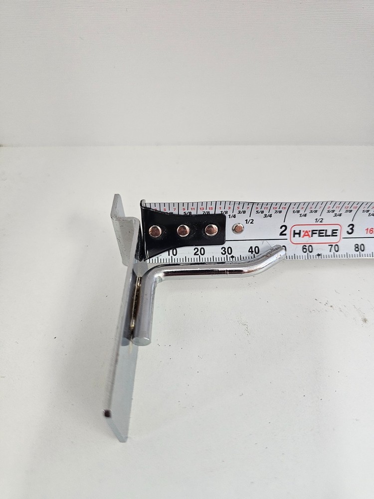 25 pk slatwall peg hook 2" uline chrome