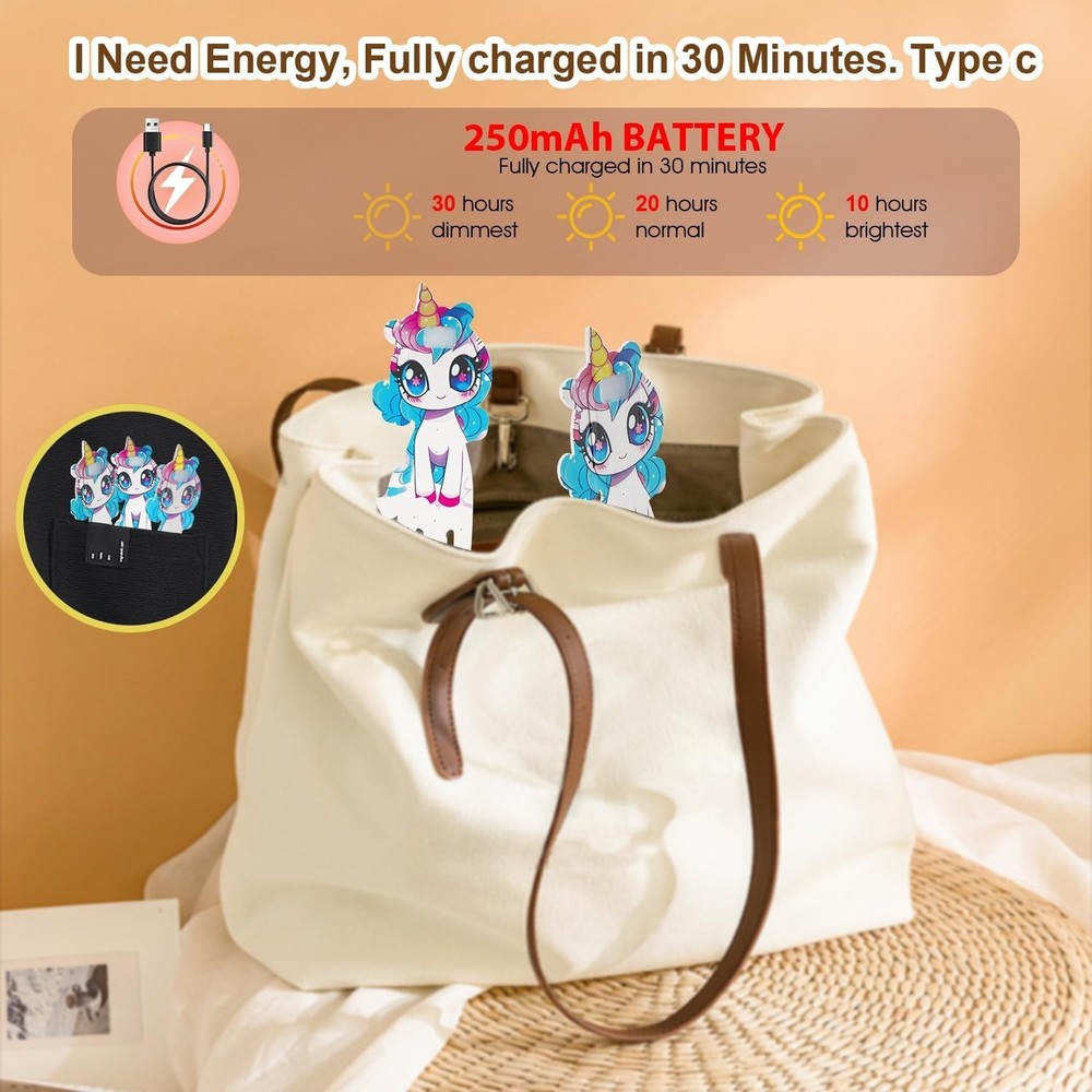 Flexible Rechargeable LED Book Light With 3 Light Modes Easy Clip-On Reading Lam