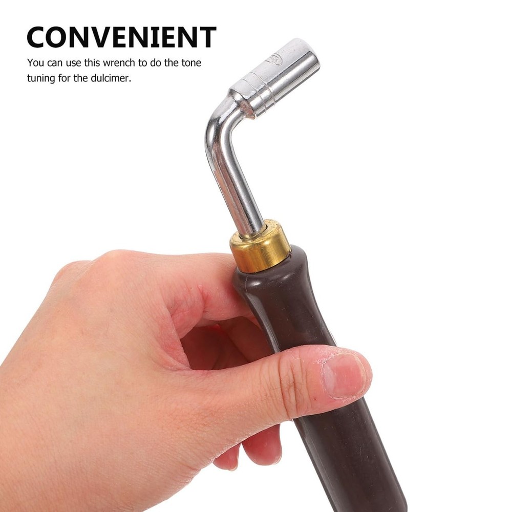 Dulcimer Tone Tuning Wrench Tool for String Adjustment Ergonomic Handheld Ins...