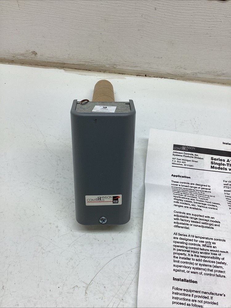 Johnson Controls A19ABC-23 Temperature Control NEW