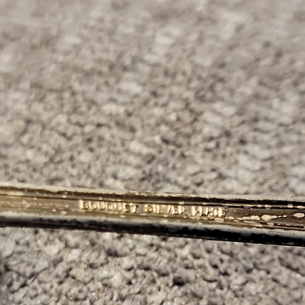 Vintage Bouquet Silverplate Flatware Ladle Tarnished