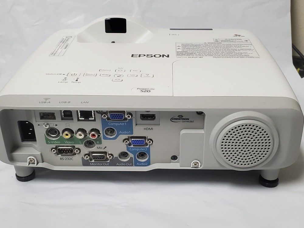 Epson PowerLite 520 Projector 2700/Test Working