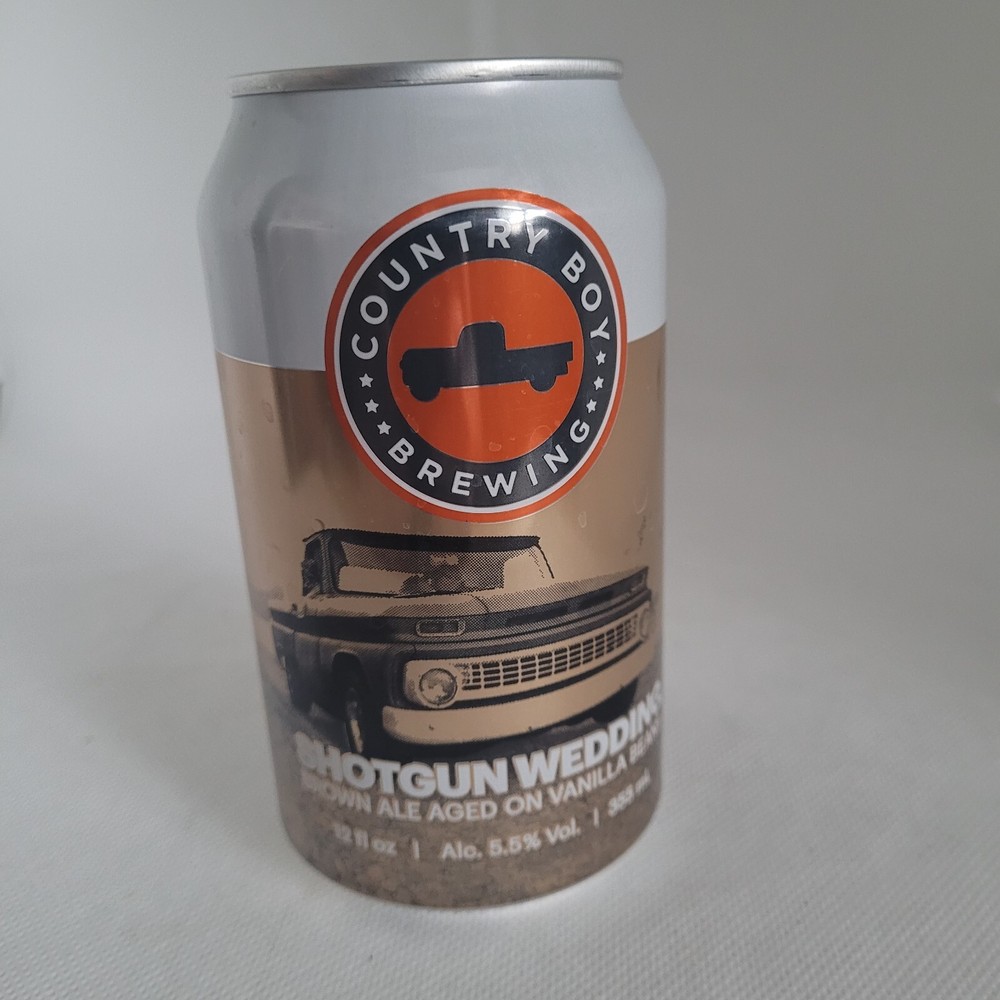 Beer Can- Shotgun Weddng- Empty Bottom Opened. 12 Oz.