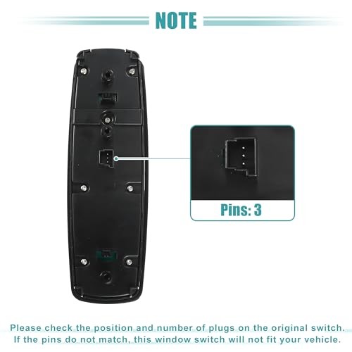 Front Left Driver Side Power Window Switch Window Control Switch Fit for