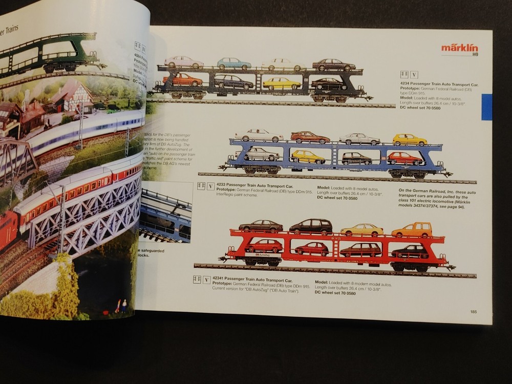 2000/01 E MARKLIN HO TRAIN CATALOG VG