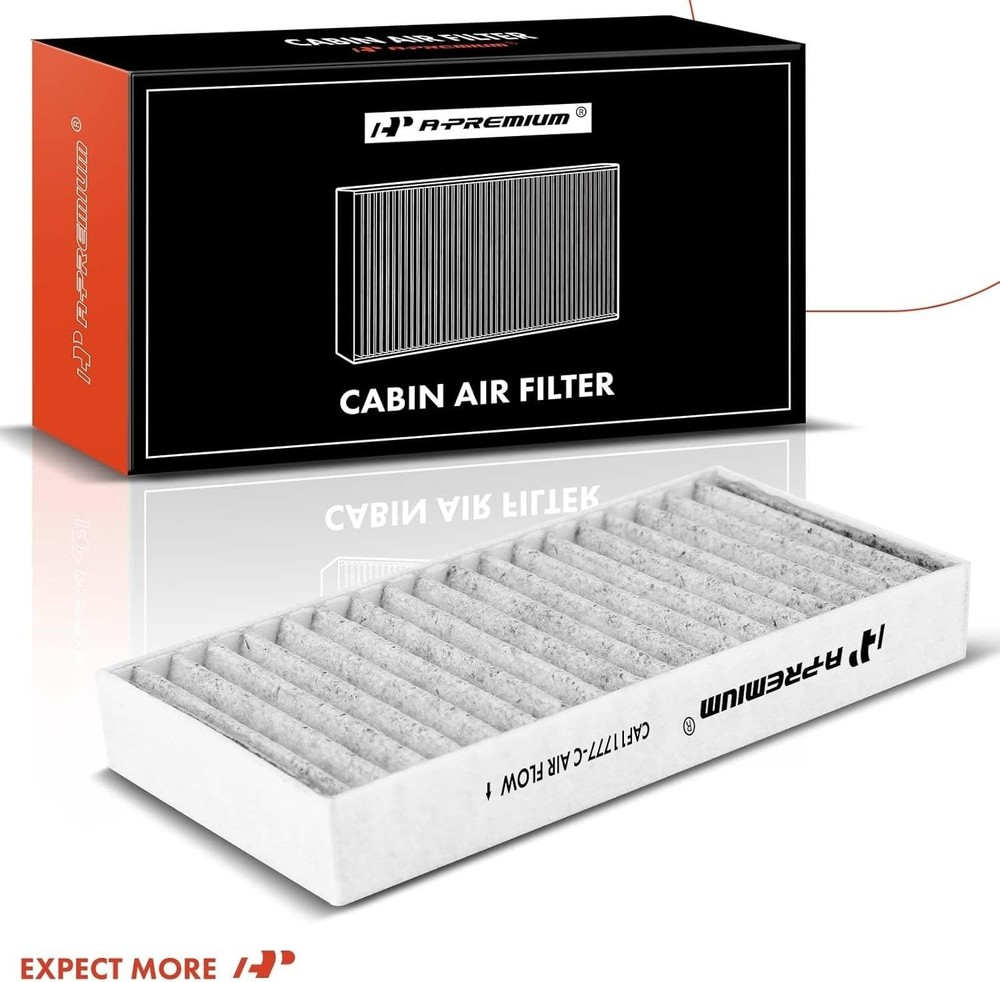 2-PC Cabin Air Filter with Activated Carbon Compatible with Jeep Models -