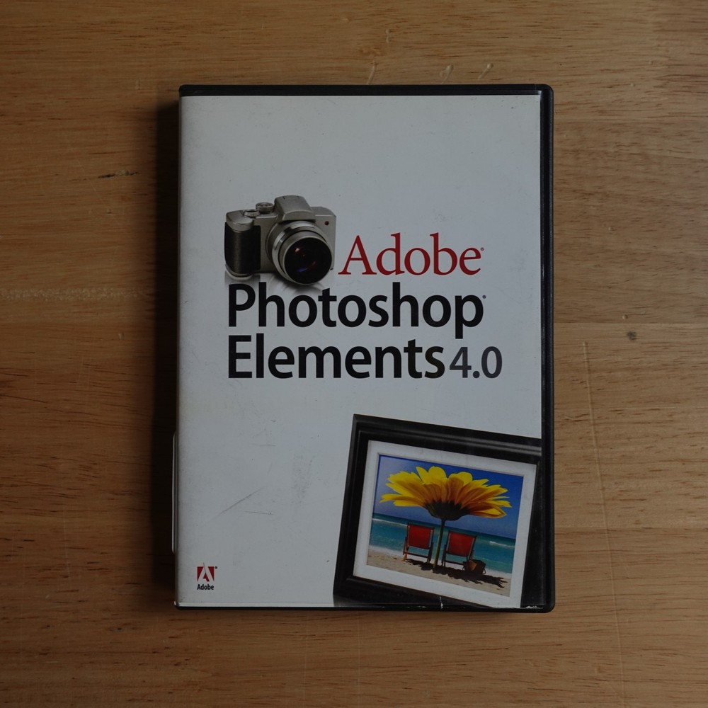 Adobe Photoshop Elements 4.0 Software 2005
