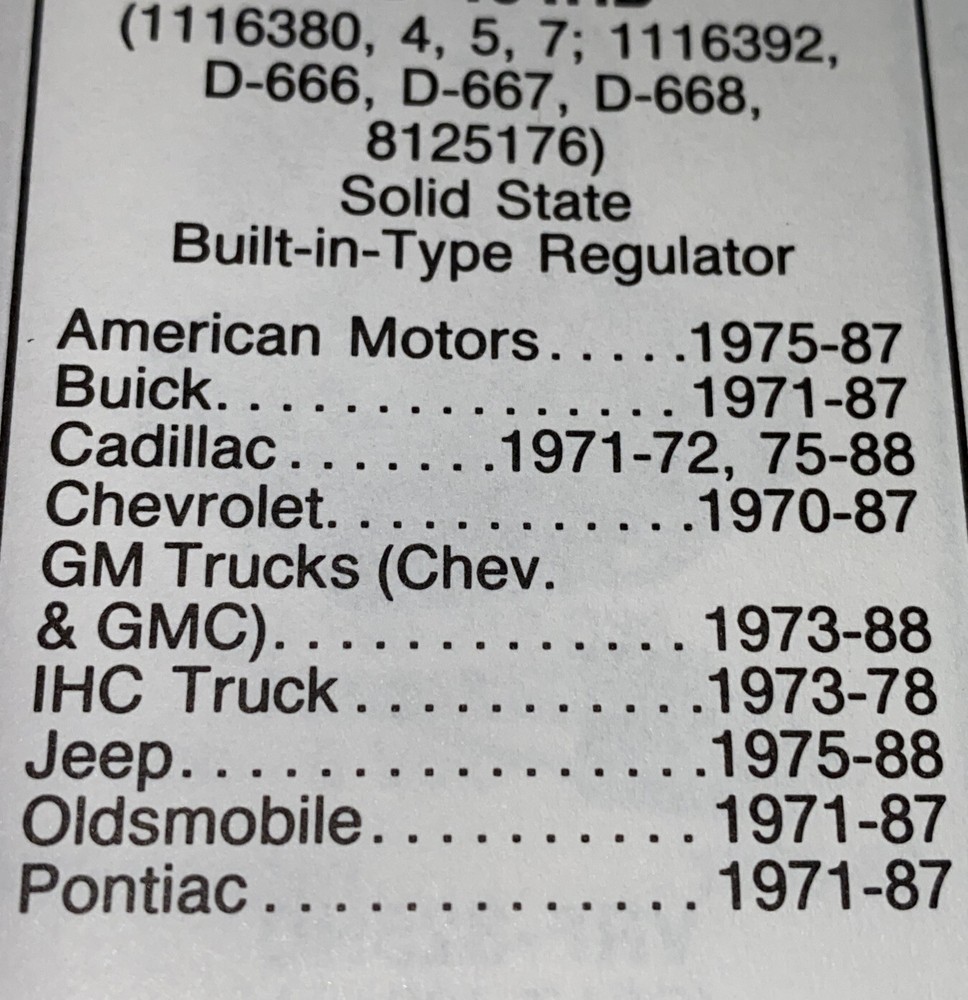 Quality Electronic Voltage Regulator Replacement Part D668