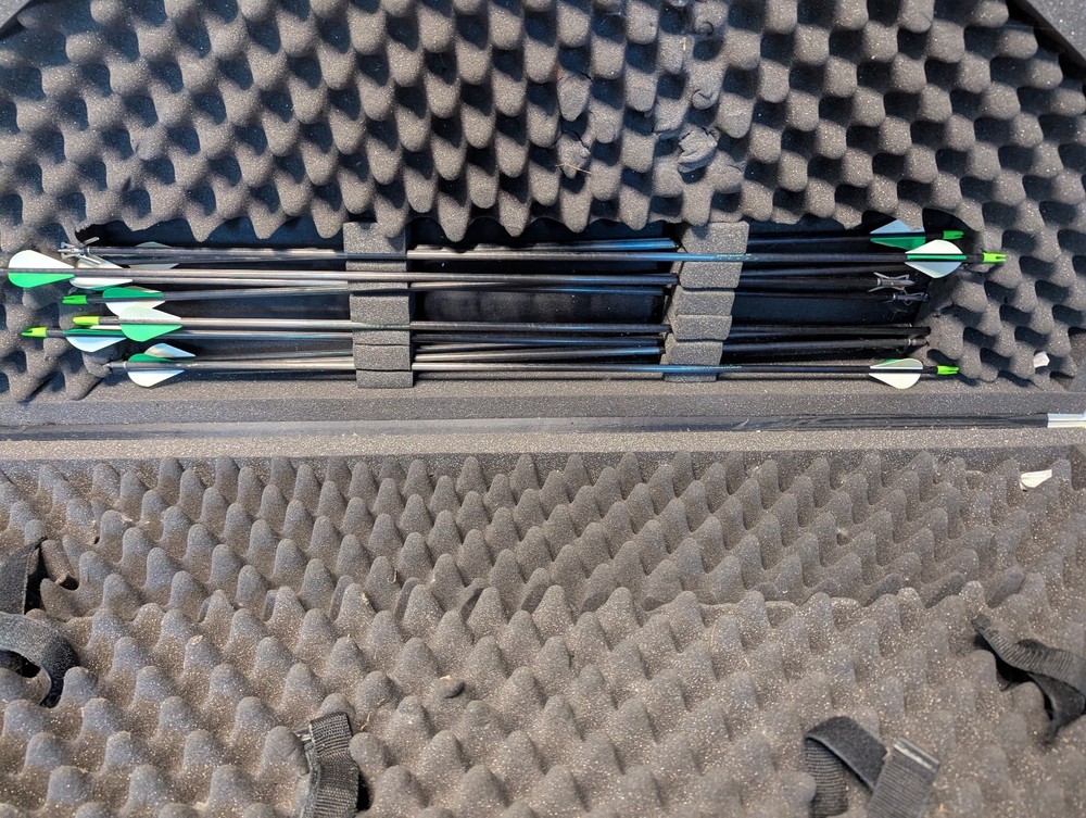 PSE Stinger Hunting Bow Package (with Case, arrows, release)