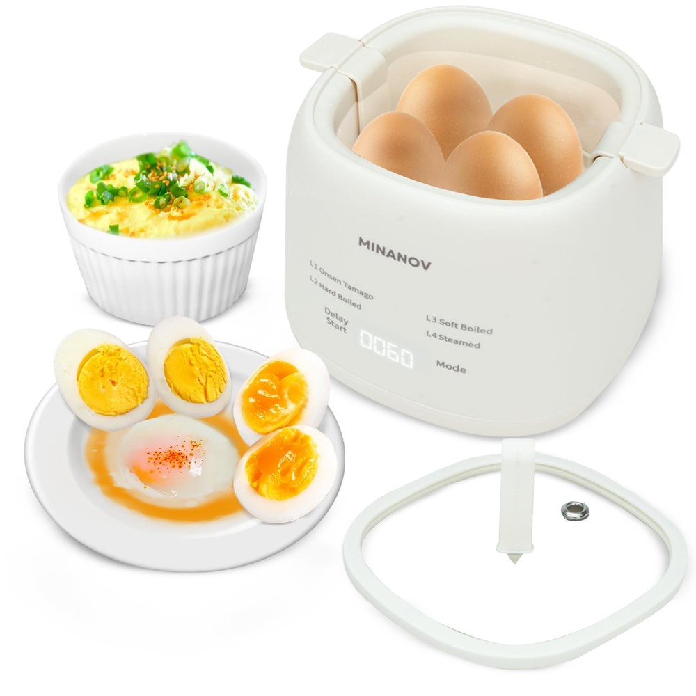 Egg Maker - Egg Cooker with Auto Shut Off and Alarm- Egg Maker Machine for Ha...