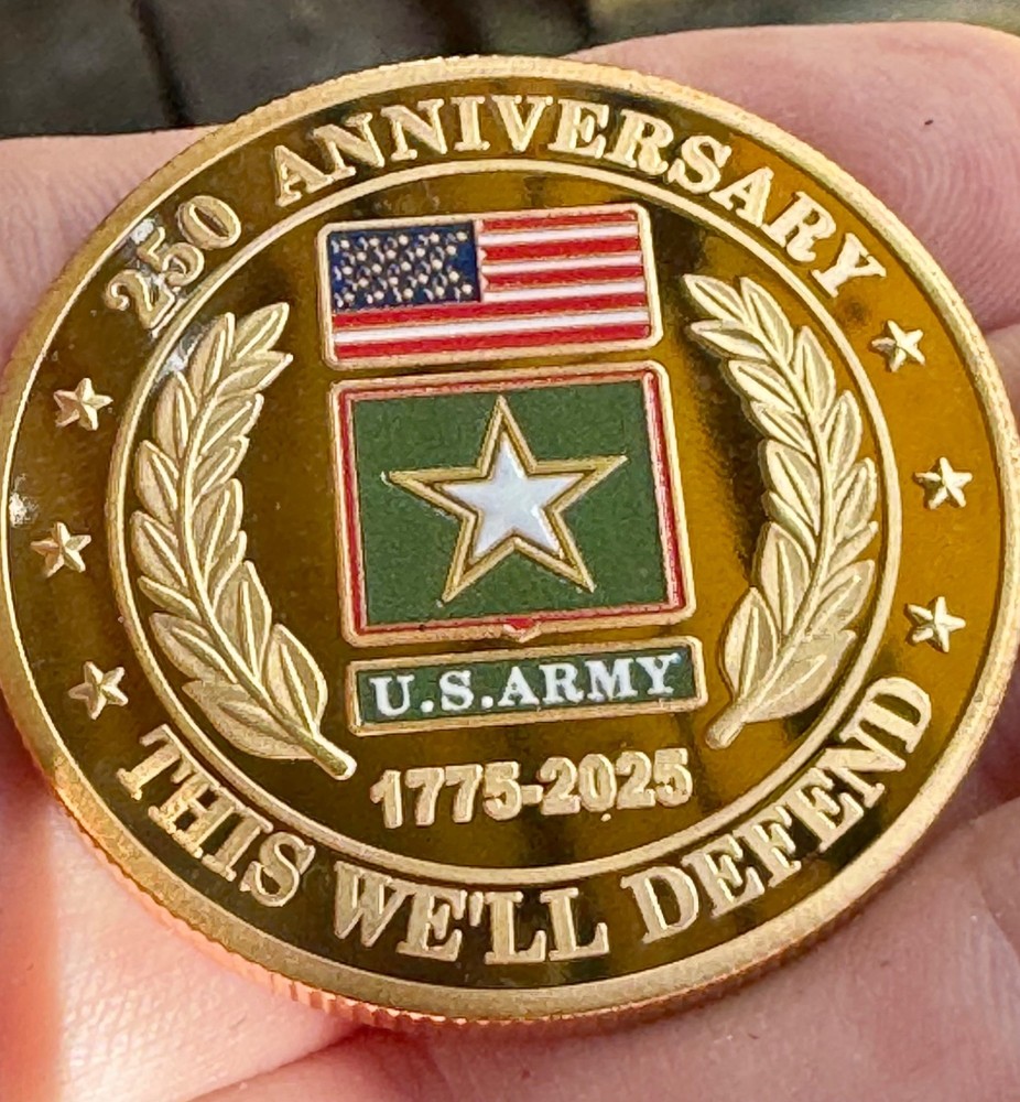 Army 250th anniversary Challenge Coin