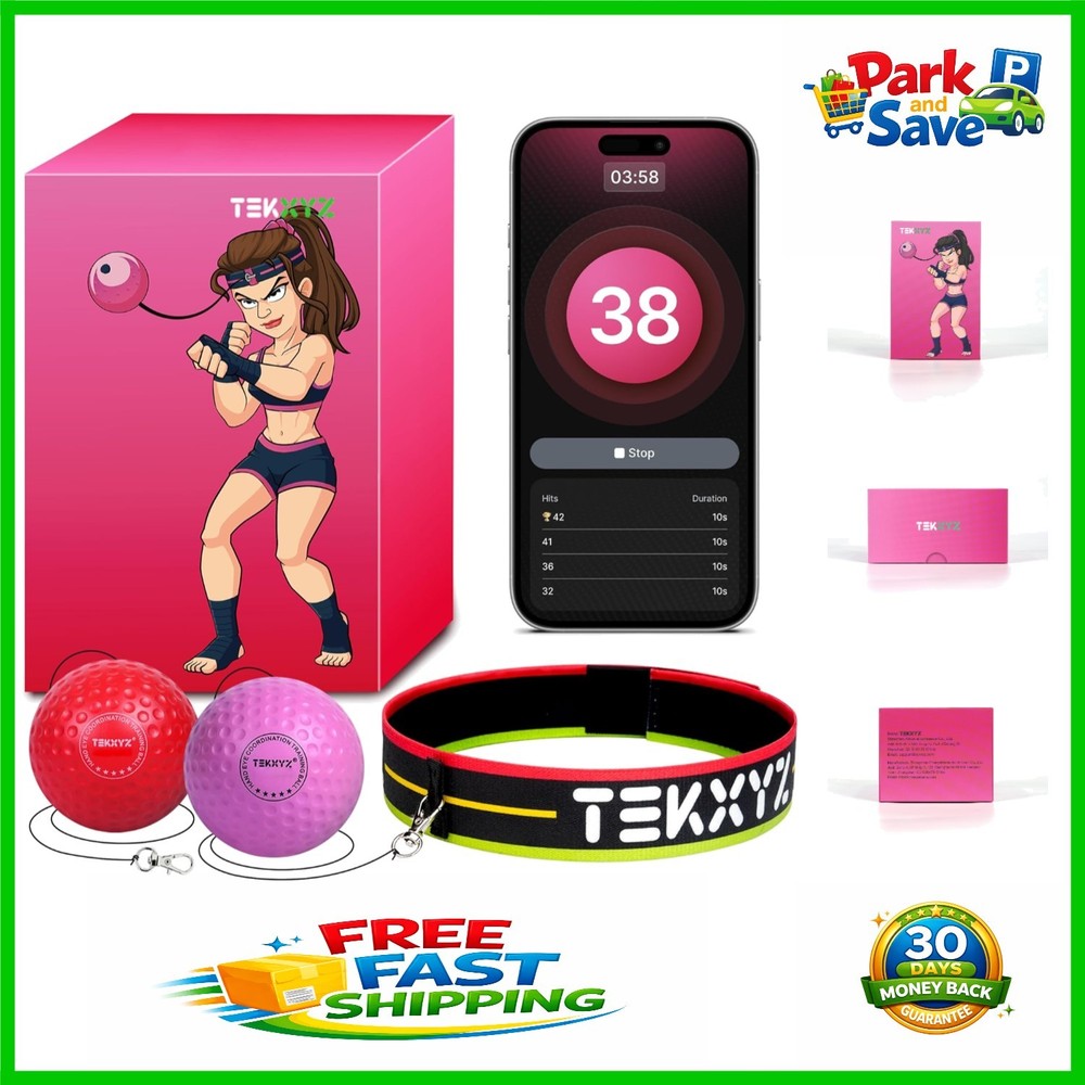 Interactive Reflex Ball with Community - Perfect for Boxing & Agility Training