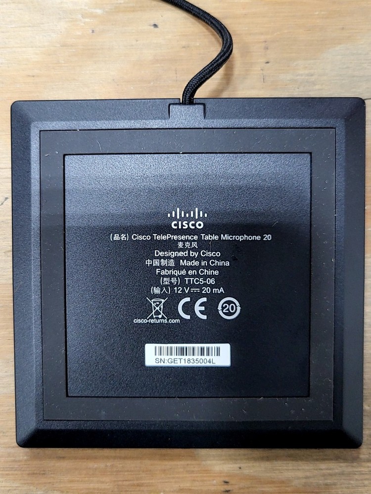 Cisco TTC5-06 Telepresence Microphone SEE NOTES