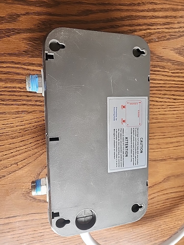 Rheem RETEX-06 6 kW 1.0 GPM Electric Tankless Water Heater - Gray 475