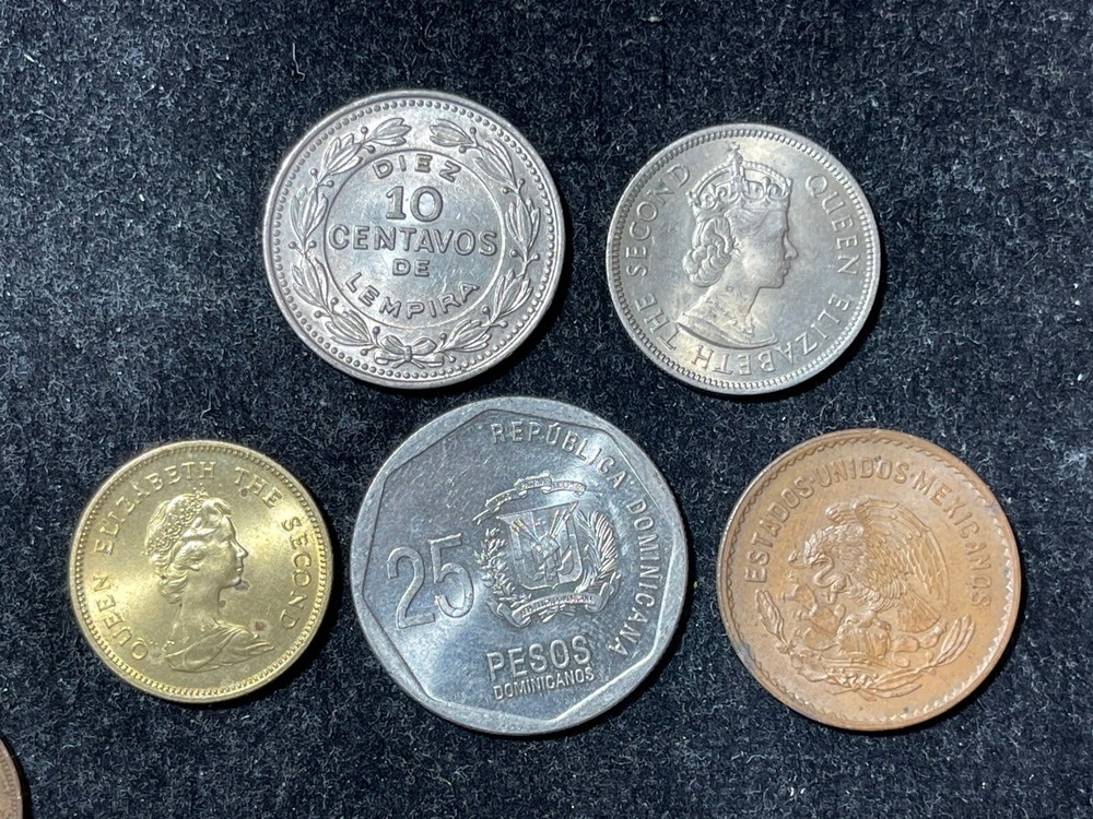World Foreign 5 Coins Lot Excellent Condition