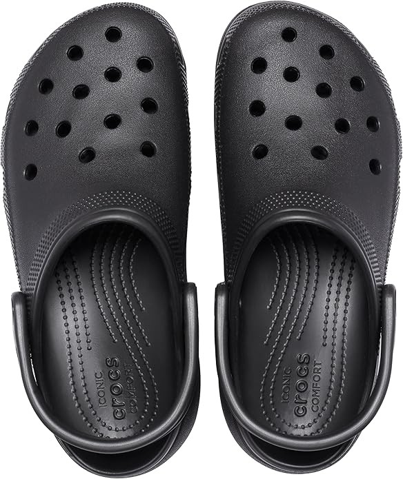 Crocs Classic Platform Clog W Blk W8