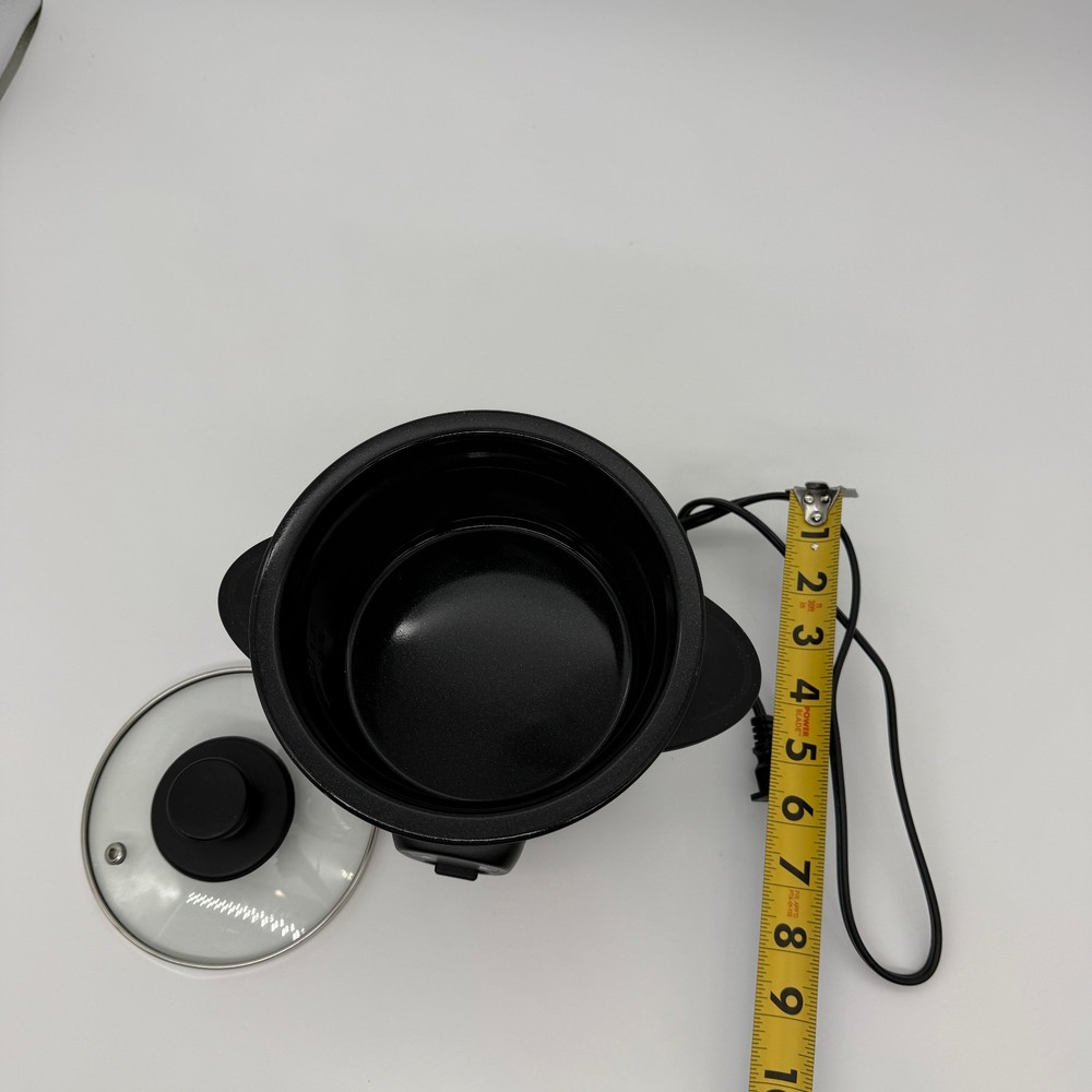 Dash Mini Rice Cooker Black 2 Cup Compact Cooker One-Touch Keep Warm