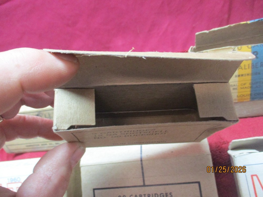 6 Vintage USGI Ammo Boxes, Mixed-Lot, Ammo Boxes, (Empty)