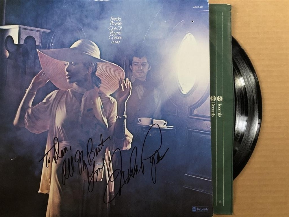 Freda Payne- Signed Record Album Signed in 2004