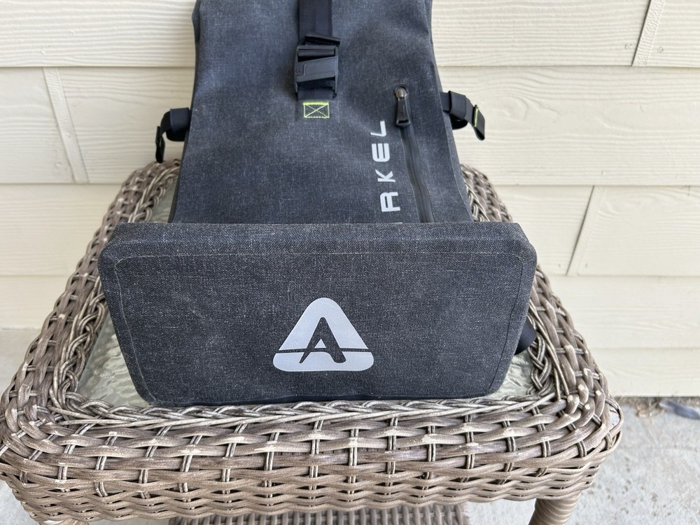 New! ARKEL Drypack (Waterproof) Cycling Roll Top Backpack