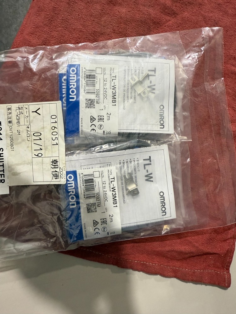 Omron proximity switches