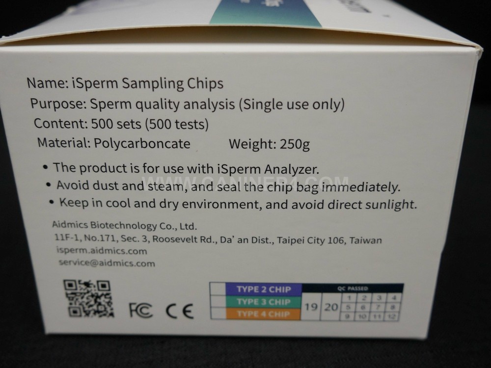Aidmics iSperm Sampling Chips