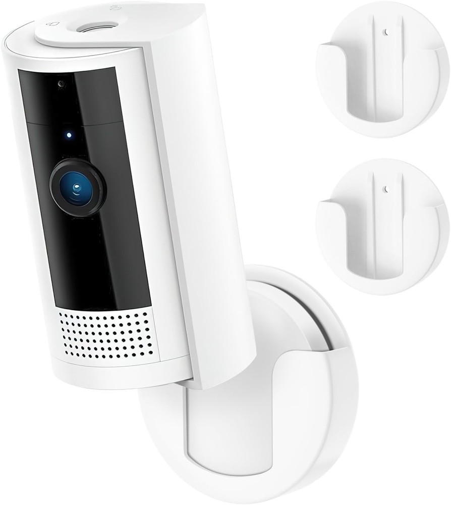Securely Mount Your Ring Indoor Camera – No Tools, 2-Pack Adhesive Brackets